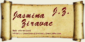 Jasmina Žiravac vizit kartica